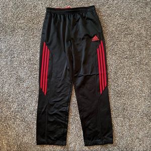 Adidas | Mens Red Black Sweatpants | Great Shape